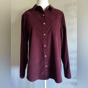 Thin corduroy shirt